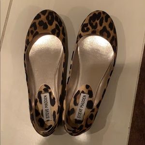 Steve Madden leopard slip ons